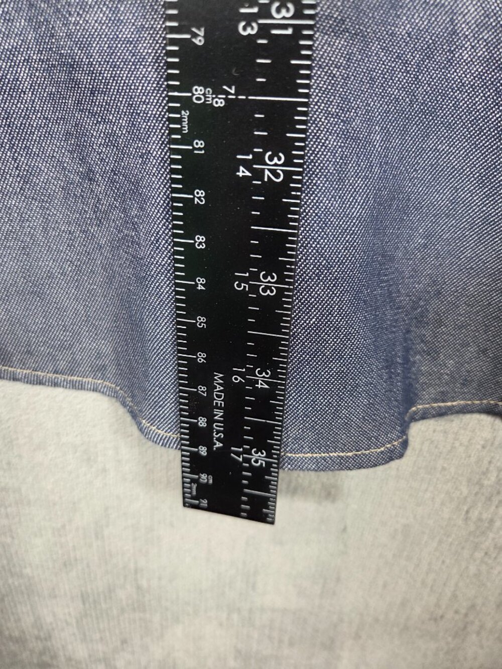 Gilner Farrar Livia Denim Mini Dress Size 8 Blue - Picture 10 of 14